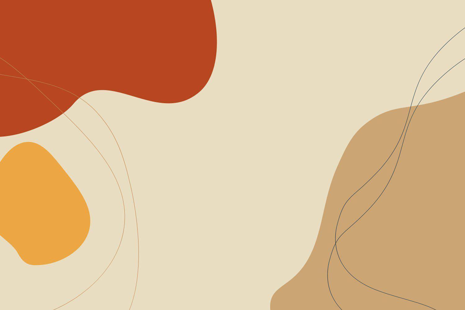 Abstract Earth Tone Shapes 2 Wallpaper Mural-Wall Mural-Eazywallz