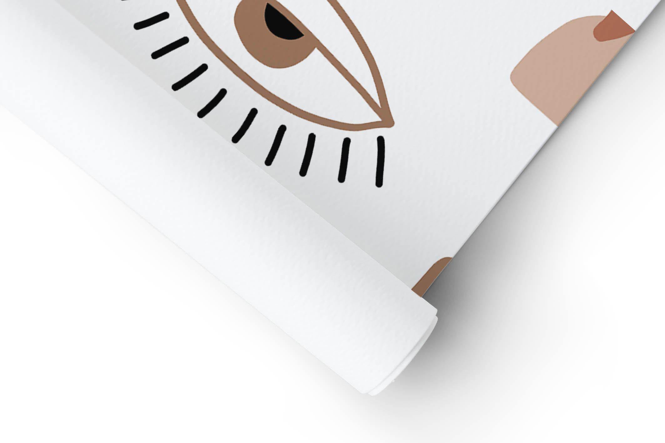 Abstract Eye Desert Clay Wall Mural-Wall Mural-Eazywallz