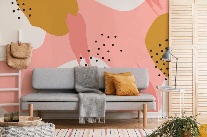 Abstract Memphis 2 Mural-Wall Mural-Eazywallz