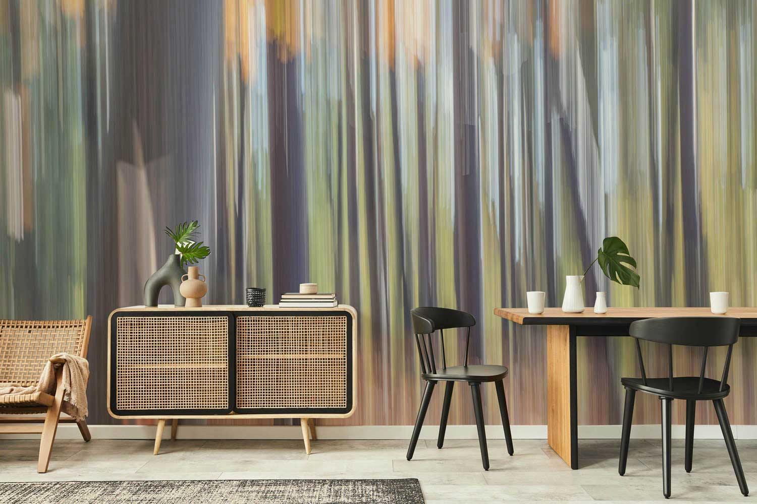 Abstract Motion Forest 2 Wall Mural-Wall Mural-Eazywallz