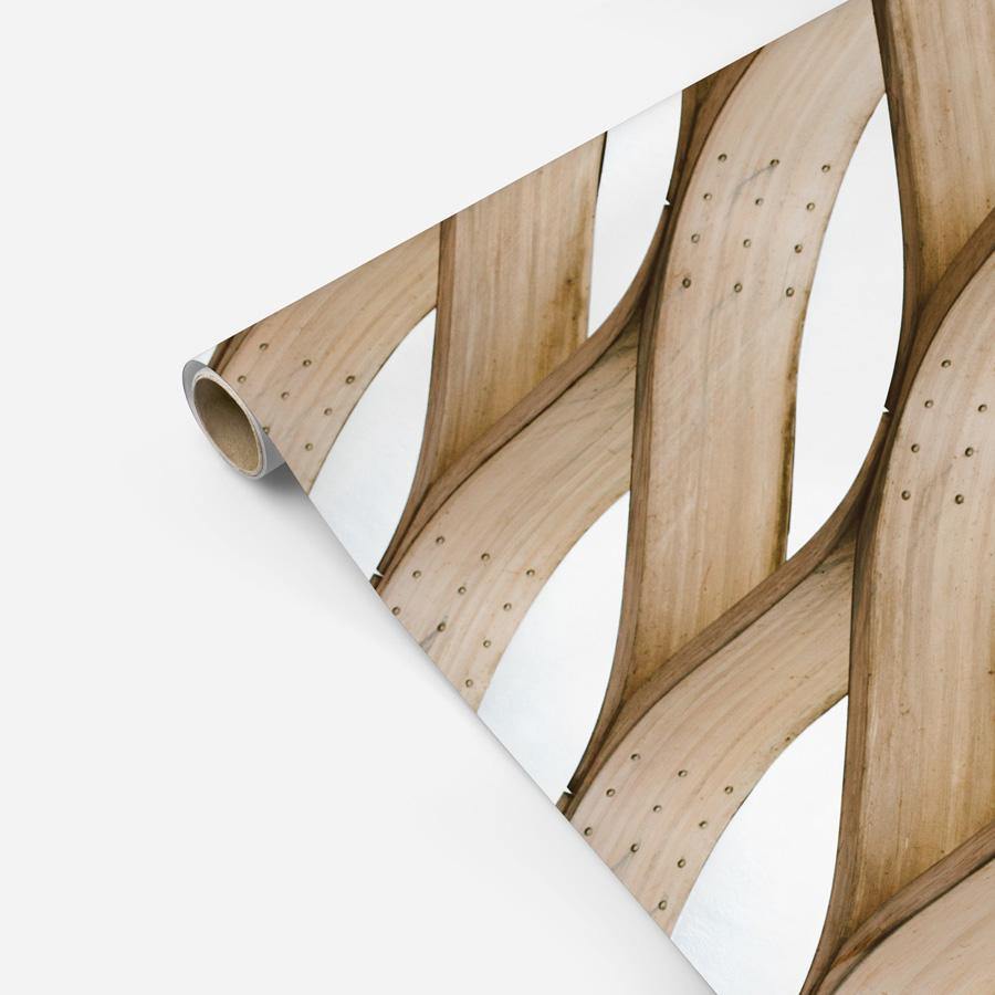 Abstract Wood Architecture Wall Mural-Wall Mural-Eazywallz