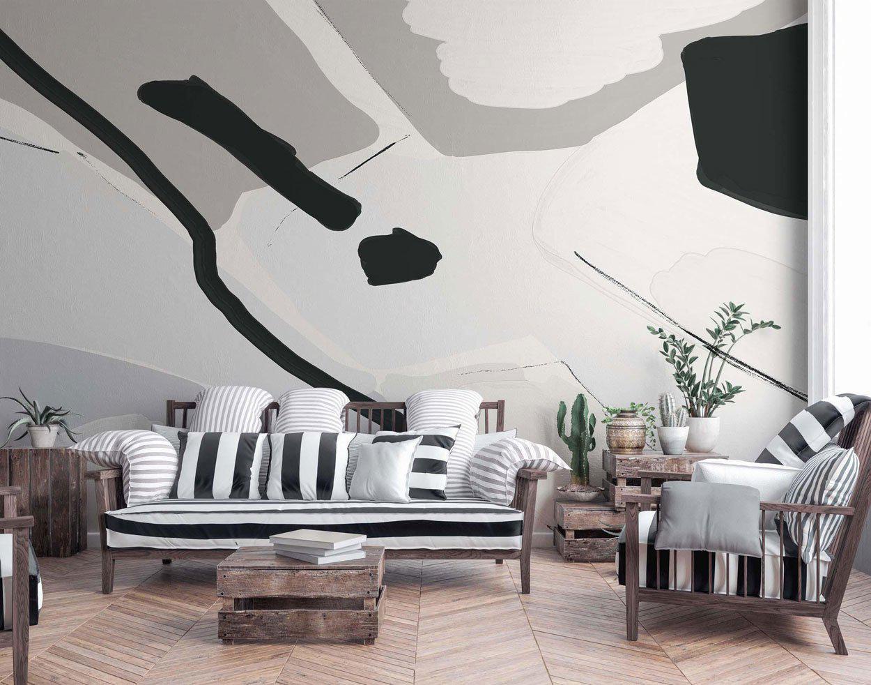 Abstraction Nine Wall Mural-Wall Mural-Eazywallz