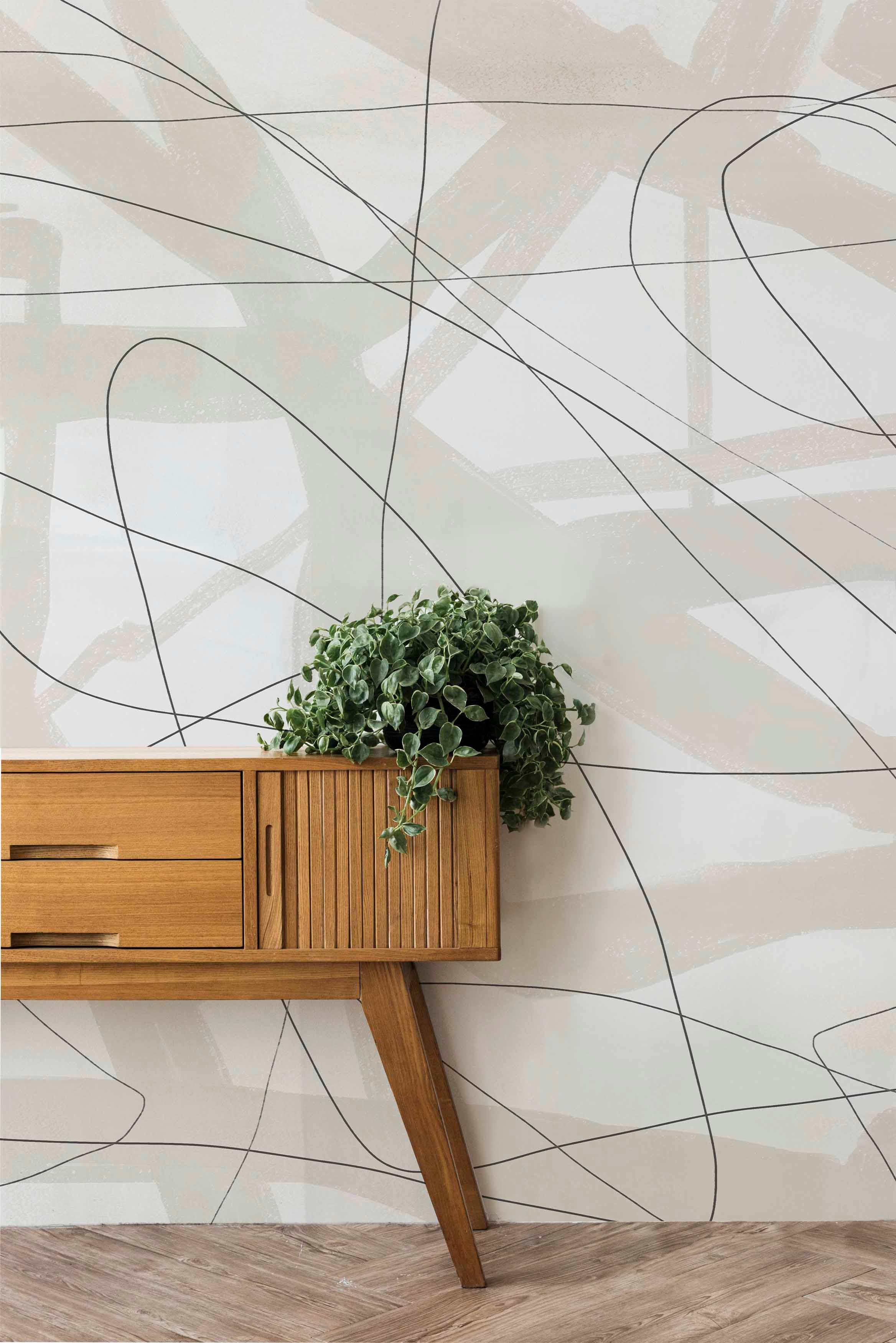 Abstraction Thirteen Wall Mural-Wall Mural-Eazywallz