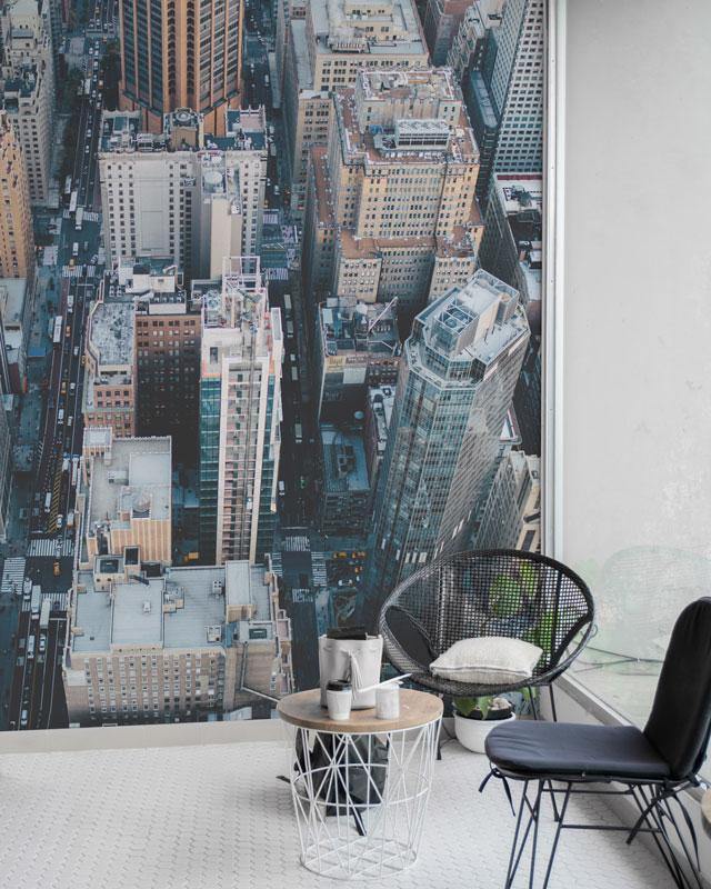 Aerial View of the Metropolitan Wall Mural-Wall Mural-Eazywallz
