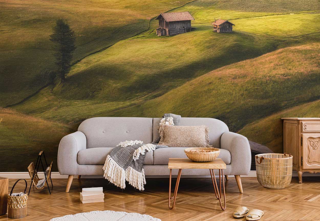 Alpine Paradise Wall Mural-Wall Mural-Eazywallz