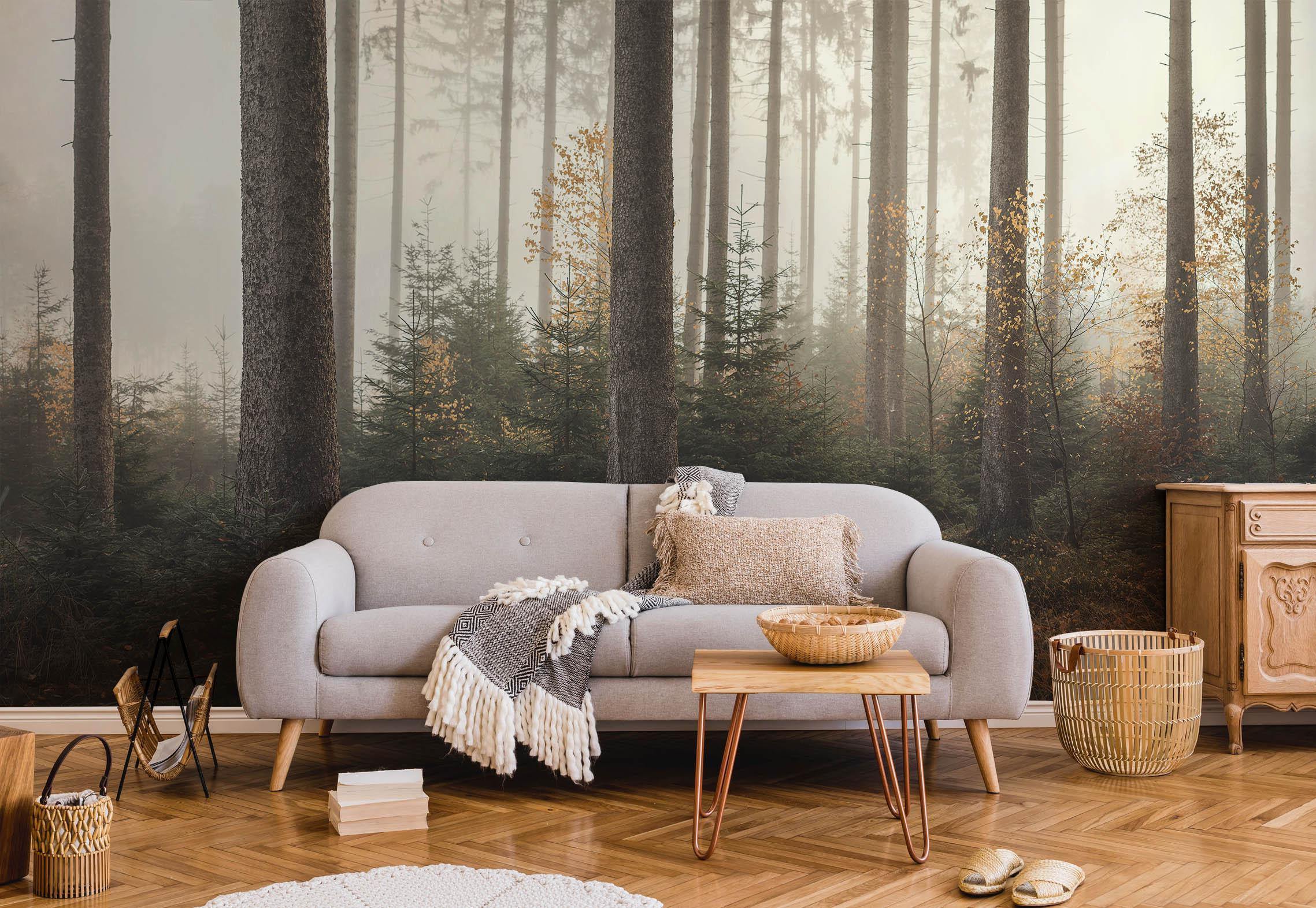 Autumn Forest 2 Wall Mural-Wall Mural-Eazywallz