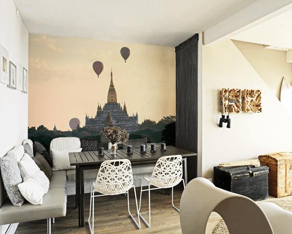 Balloons in Myanmar Wall Mural-Wall Mural-Eazywallz