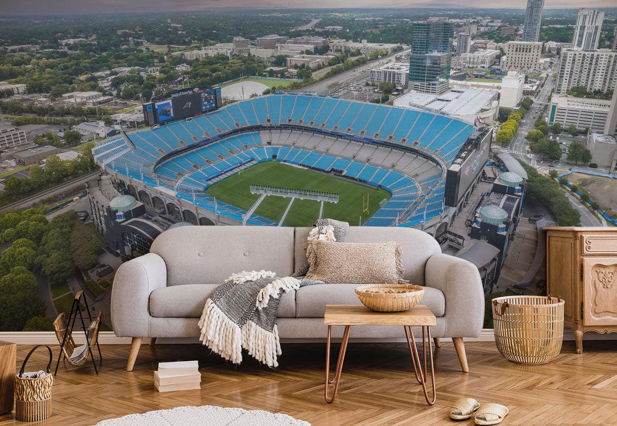 Bank of America Stadium Wall Mural-Wall Mural-Eazywallz
