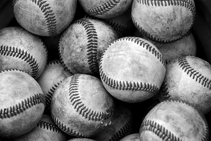 Baseball Bucket Wall Mural-Wall Mural-Eazywallz