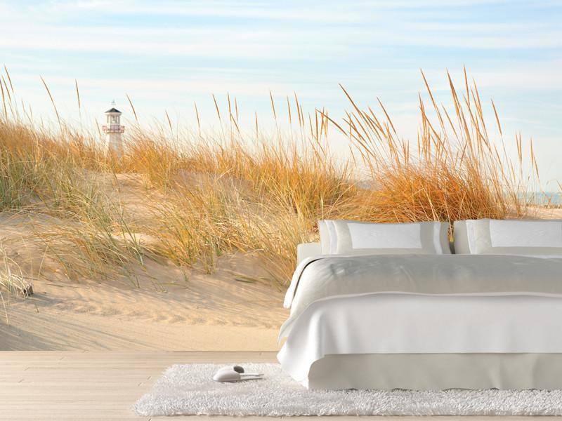 Beach Scene in Michigan Wall Mural-Wall Mural-Eazywallz