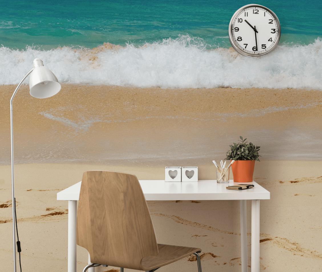 Beach Shore Close up Wall Mural-Wall Mural-Eazywallz