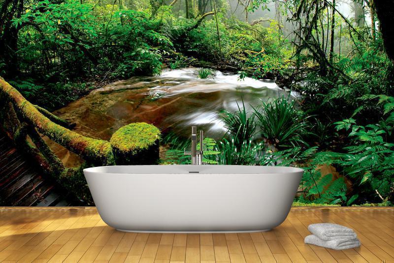 Beautiful rainforest Wall Mural-Wall Mural-Eazywallz