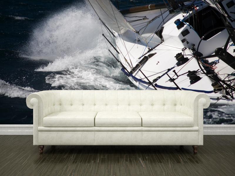 Beautiful sailing boat Wall Mural-Wall Mural-Eazywallz