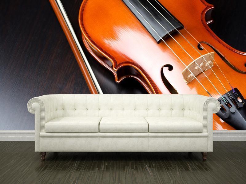 Beautiful violin Wall Mural-Wall Mural-Eazywallz