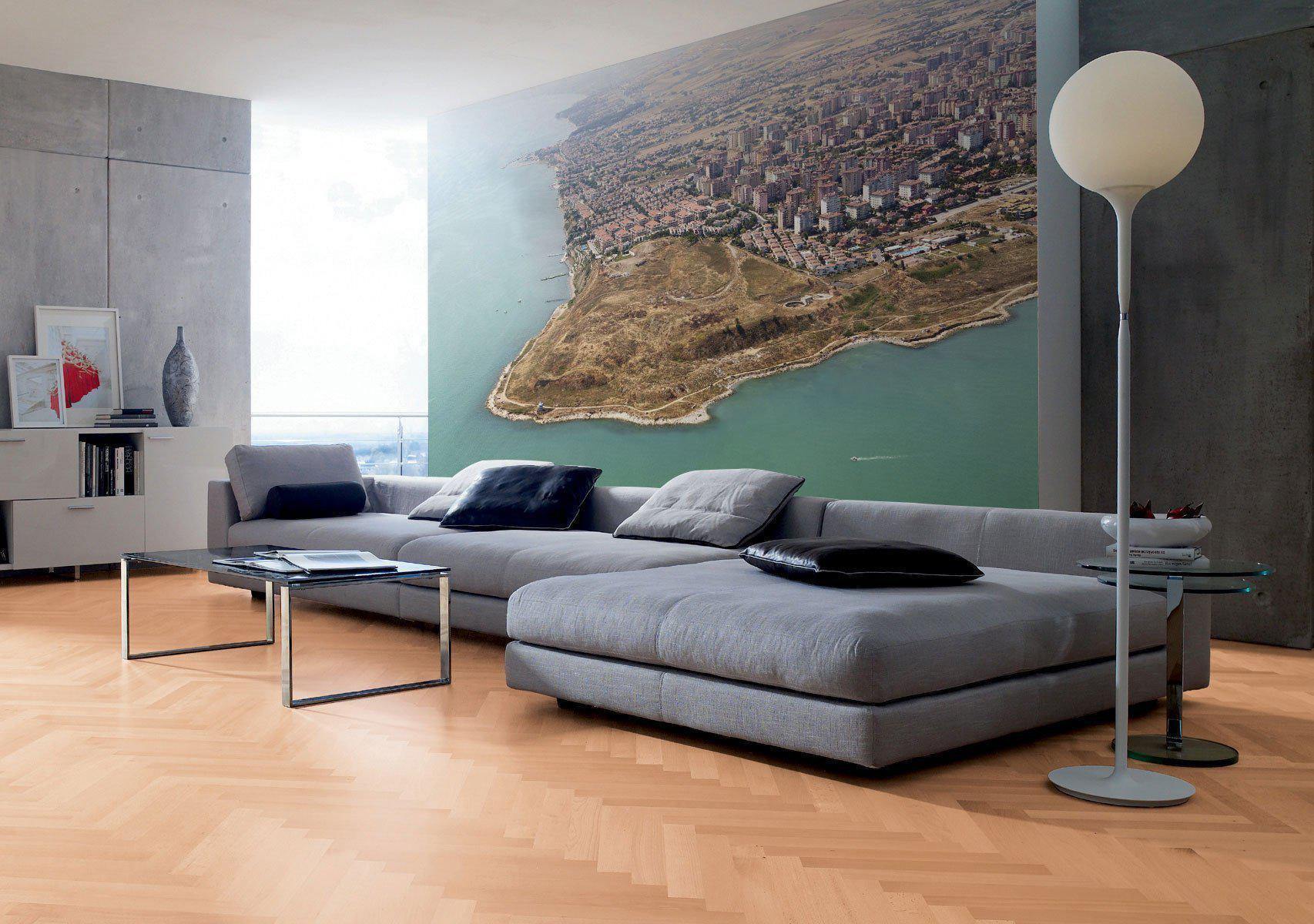 Bird's Eye View Wall Mural-Wall Mural-Eazywallz