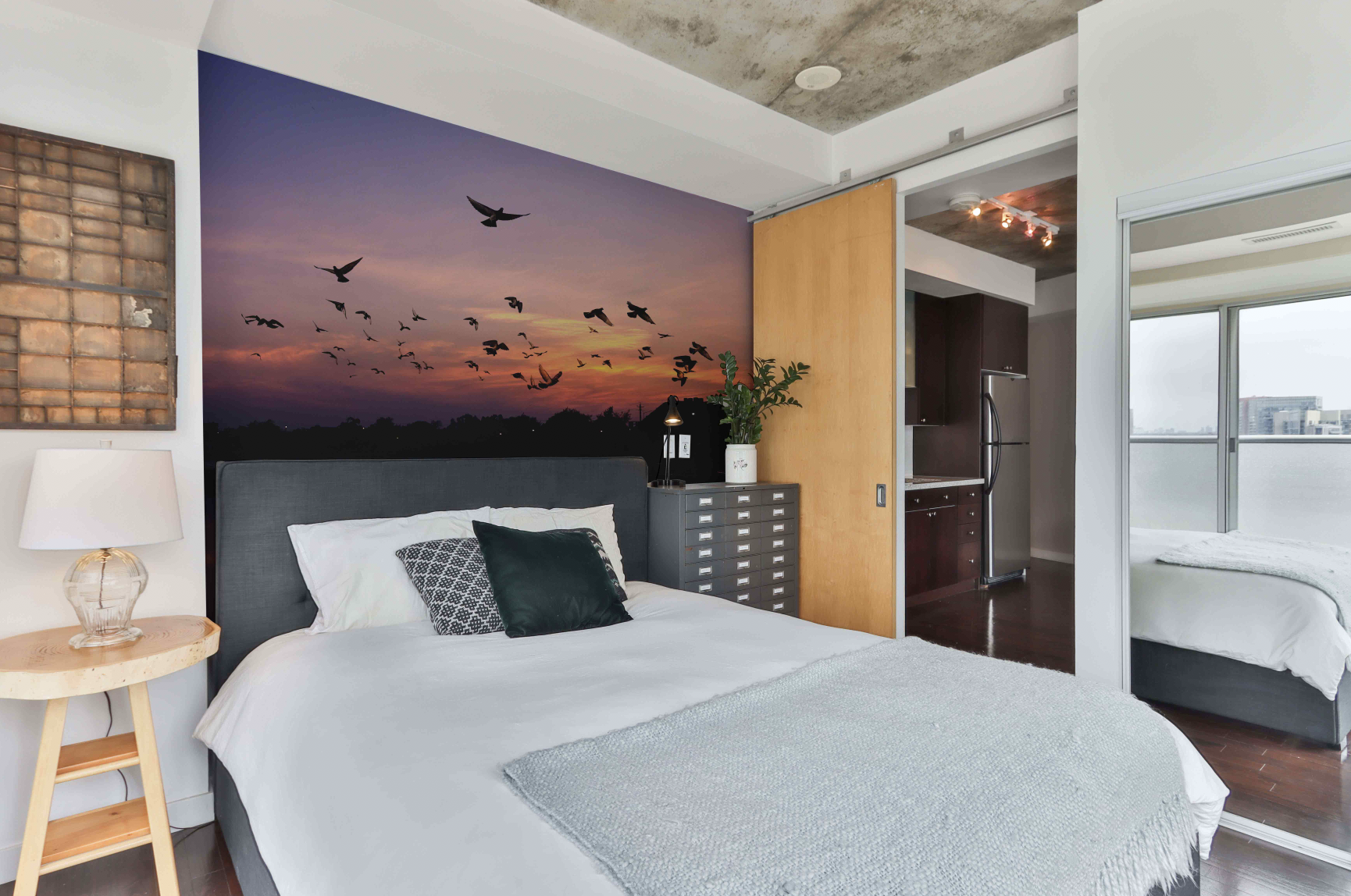 Birds at Sunset Wall Mural-Wall Mural-Eazywallz