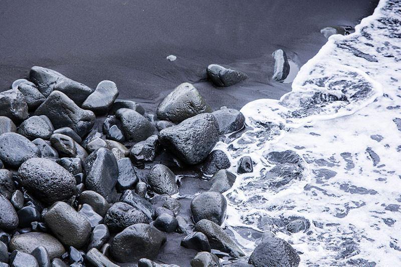 Black Rock Tide Wall Mural-Wall Mural-Eazywallz