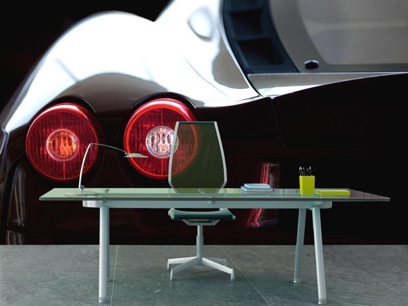 Black sport car Wall Mural-Wall Mural-Eazywallz