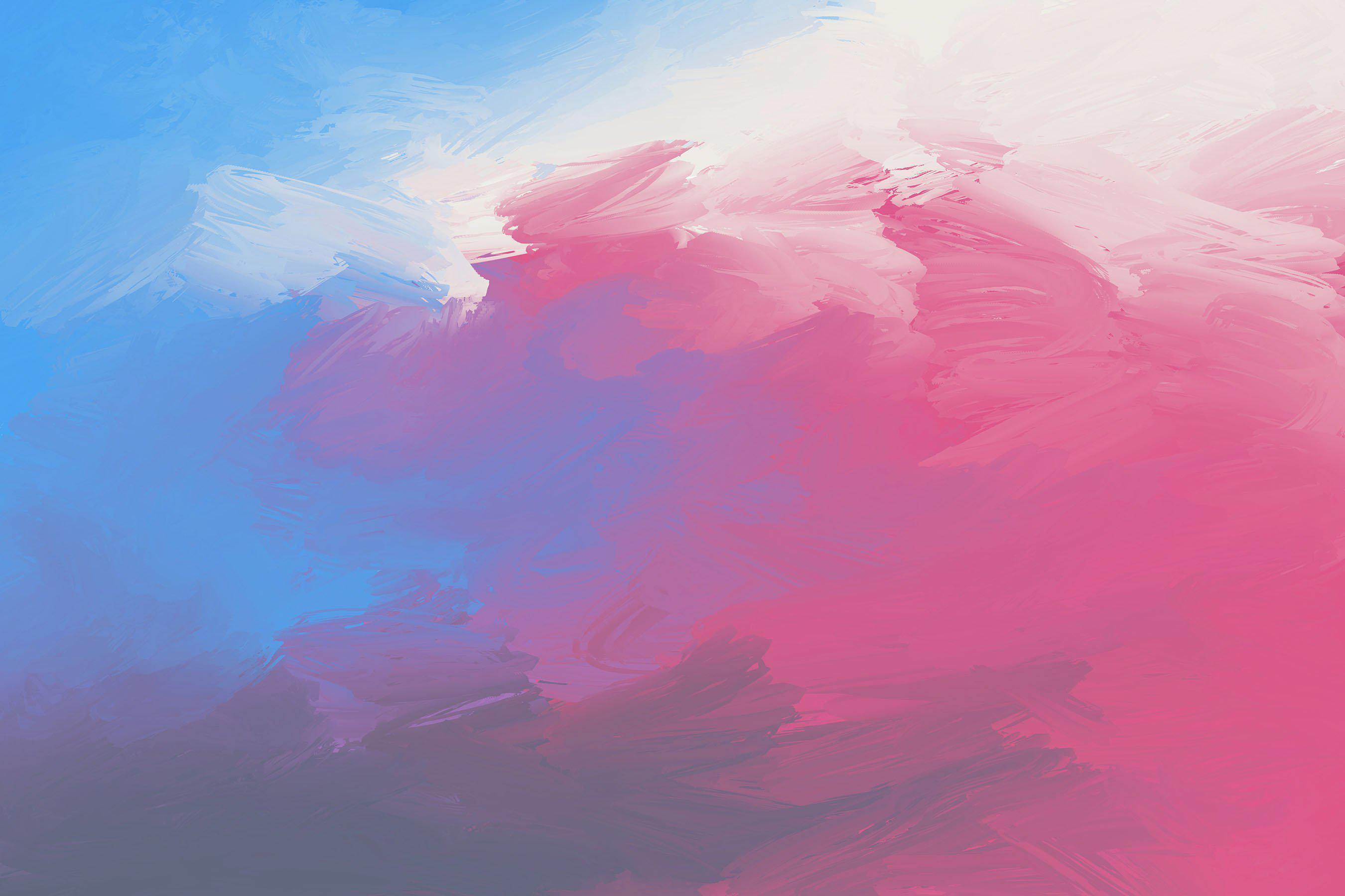 Blue Red Abstract Wallpaper Mural-Wall Mural-Eazywallz