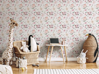 Boho Flowers Wallpaper #476-Repeat Pattern Wallpaper-Eazywallz