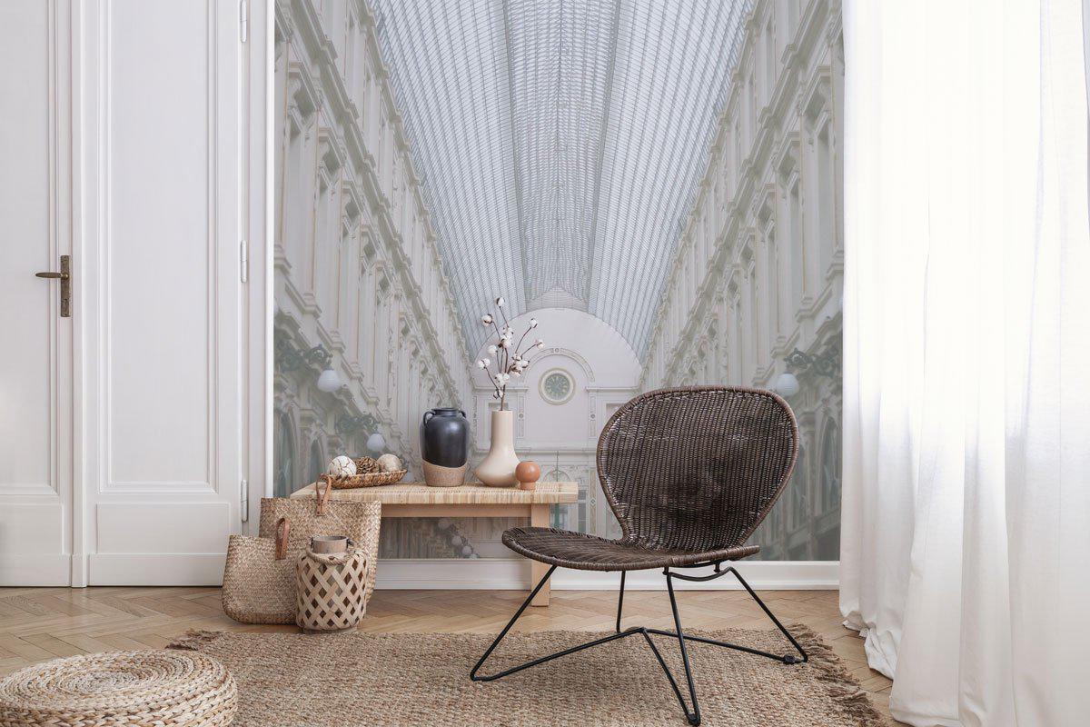 Bordeaux Classical Hall Wall Mural-Wall Mural-Eazywallz