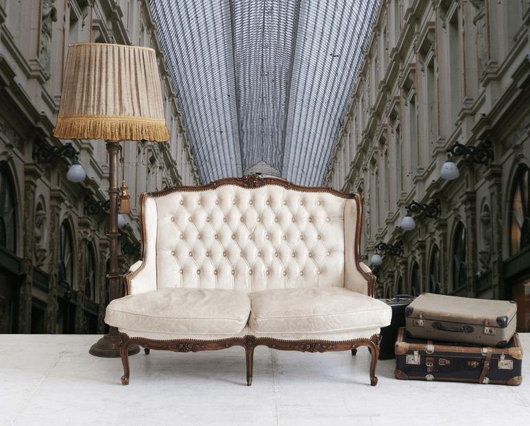 Bordeaux Classical Hall Wall Mural-Wall Mural-Eazywallz