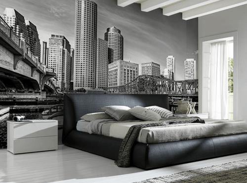 Boston USA Cityscape Wall Mural-Wall Mural-Eazywallz