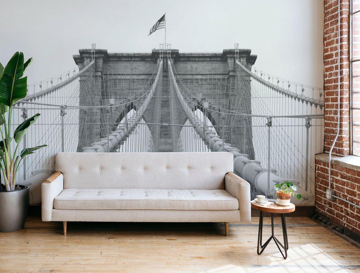 Brooklyn Bridge Cables Wall Mural-Wall Mural-Eazywallz