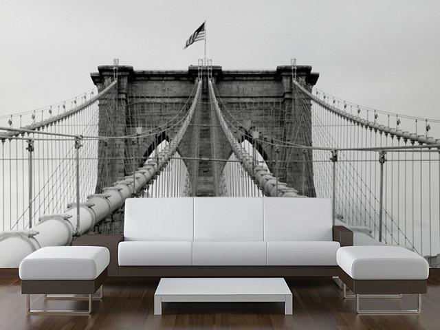 Brooklyn Bridge Cables Wall Mural-Wall Mural-Eazywallz