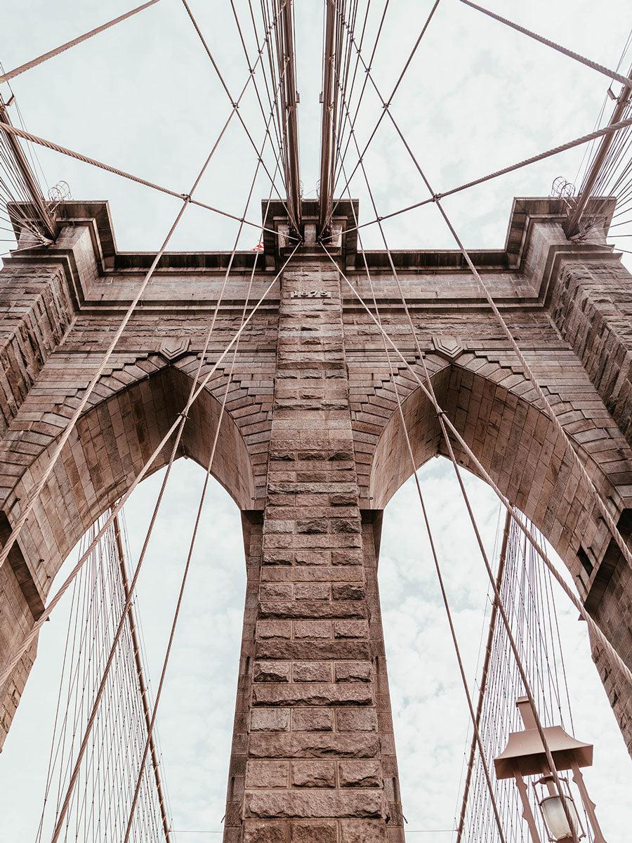 Brooklyn Bridge Detail Wall Mural-Wall Mural-Eazywallz