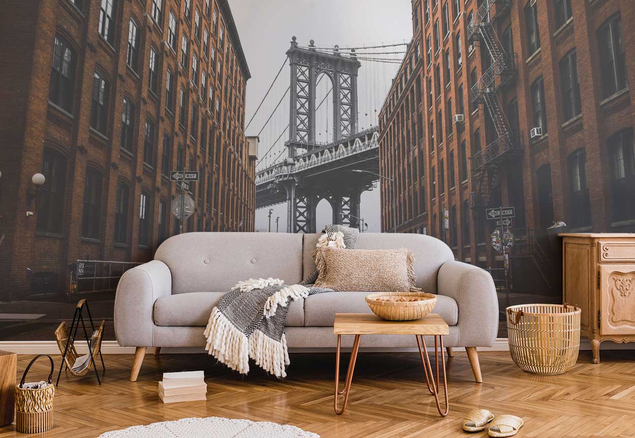 Brooklyn Streets Wall Mural-Wall Mural-Eazywallz