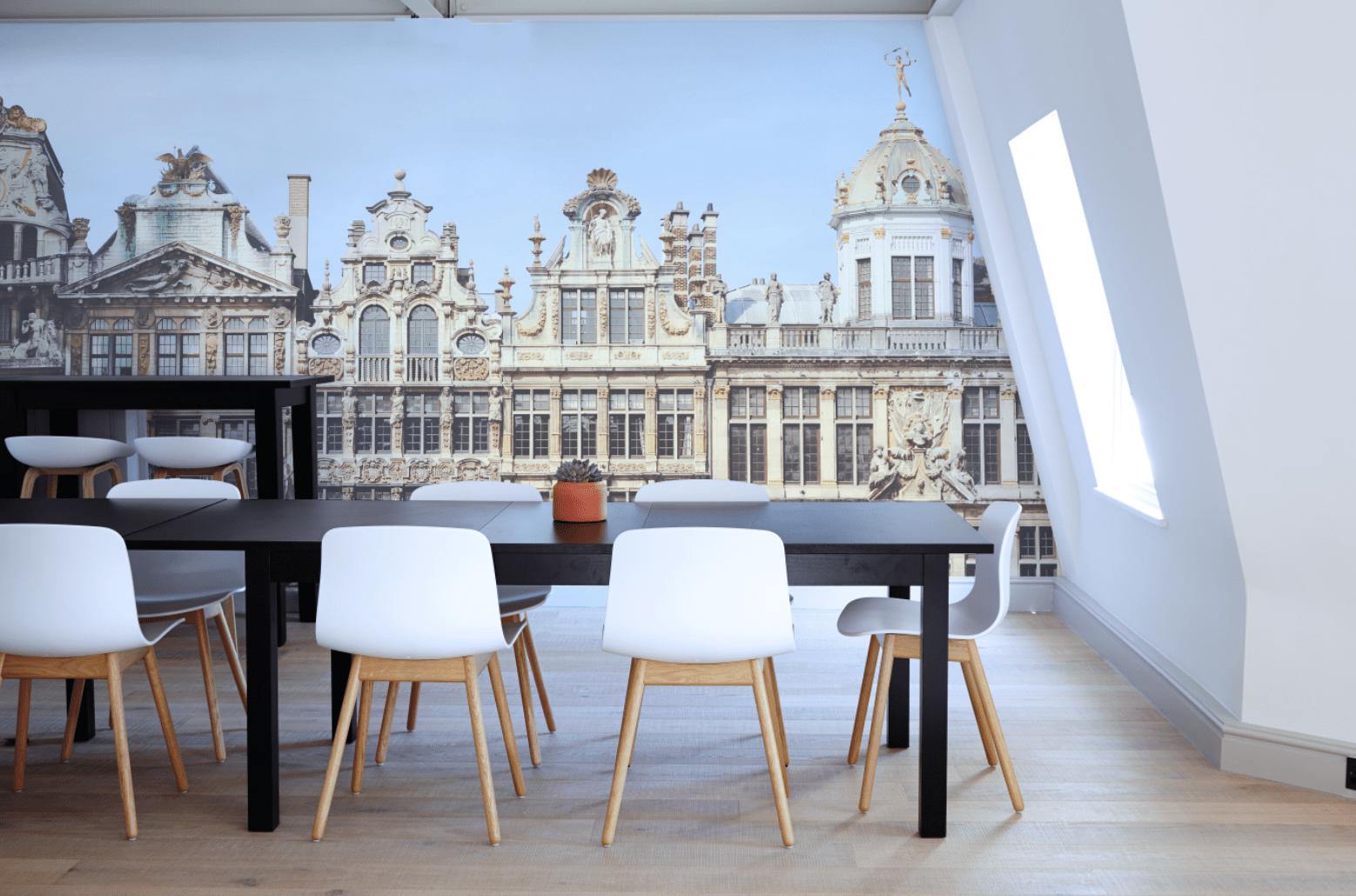 Brussels Architectural Wall Mural-Wall Mural-Eazywallz