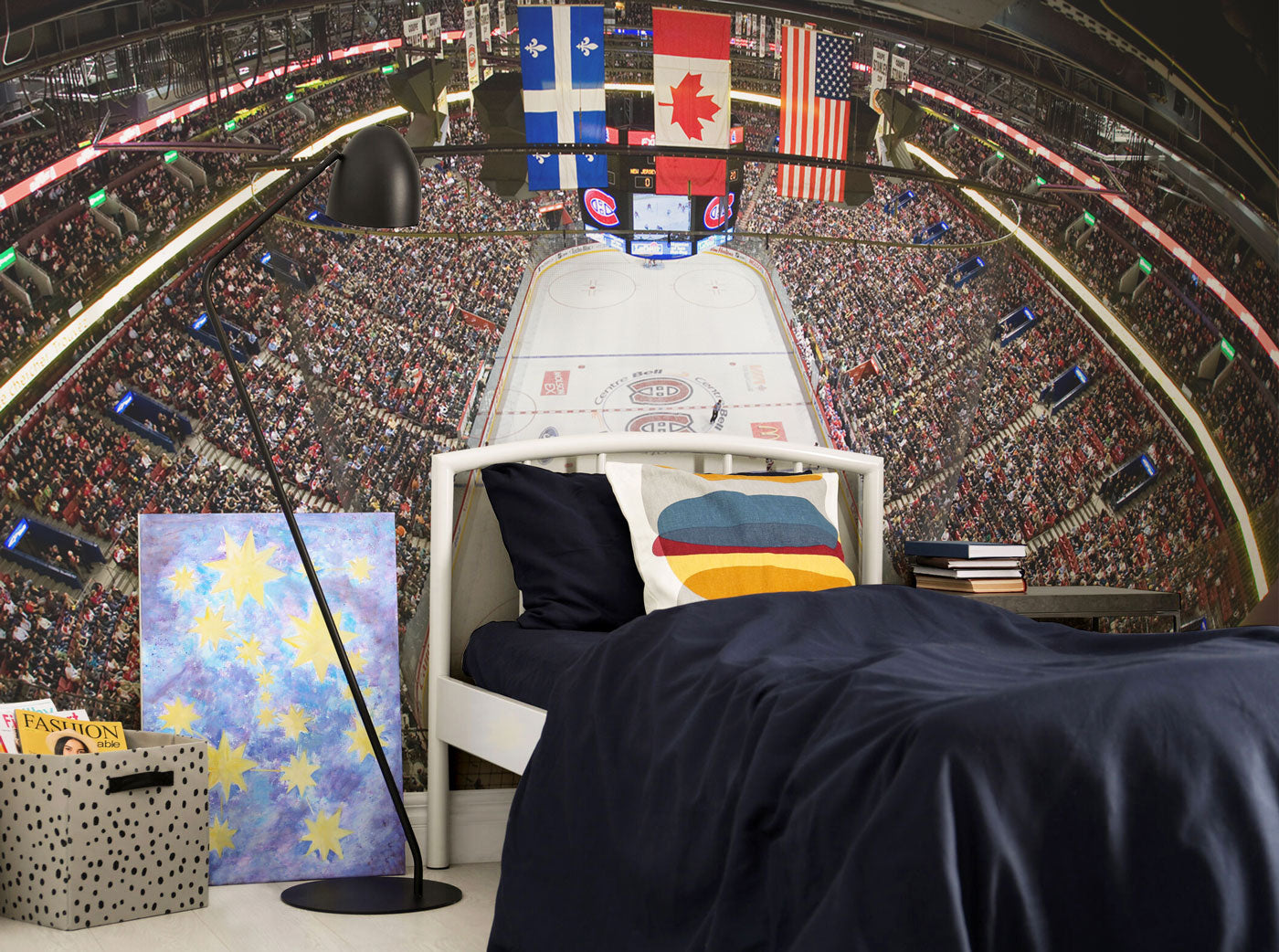 Montreal Hockey Rink Wall Mural
