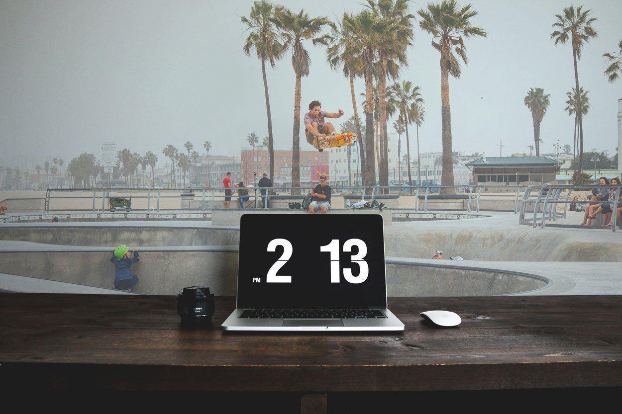 California Skateboard Scene Wall Mural-Wall Mural-Eazywallz