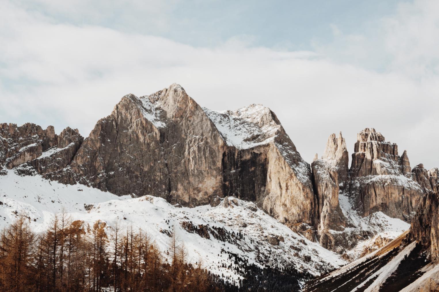 Canazei Mountains Wall Mural-Wall Mural-Eazywallz