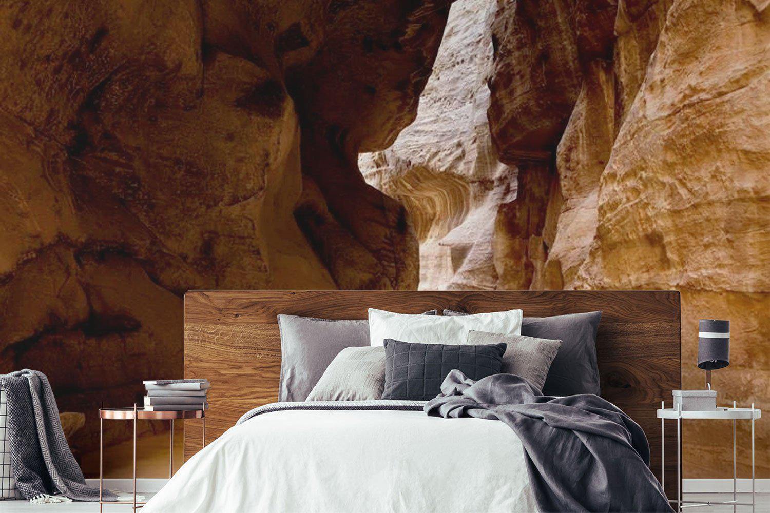 Canyon in Petra, Jordan Wall Mural-Wall Mural-Eazywallz