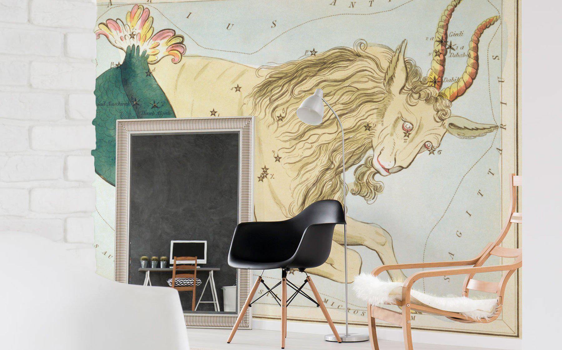 Capricorn Wall Mural-Wall Mural-Eazywallz
