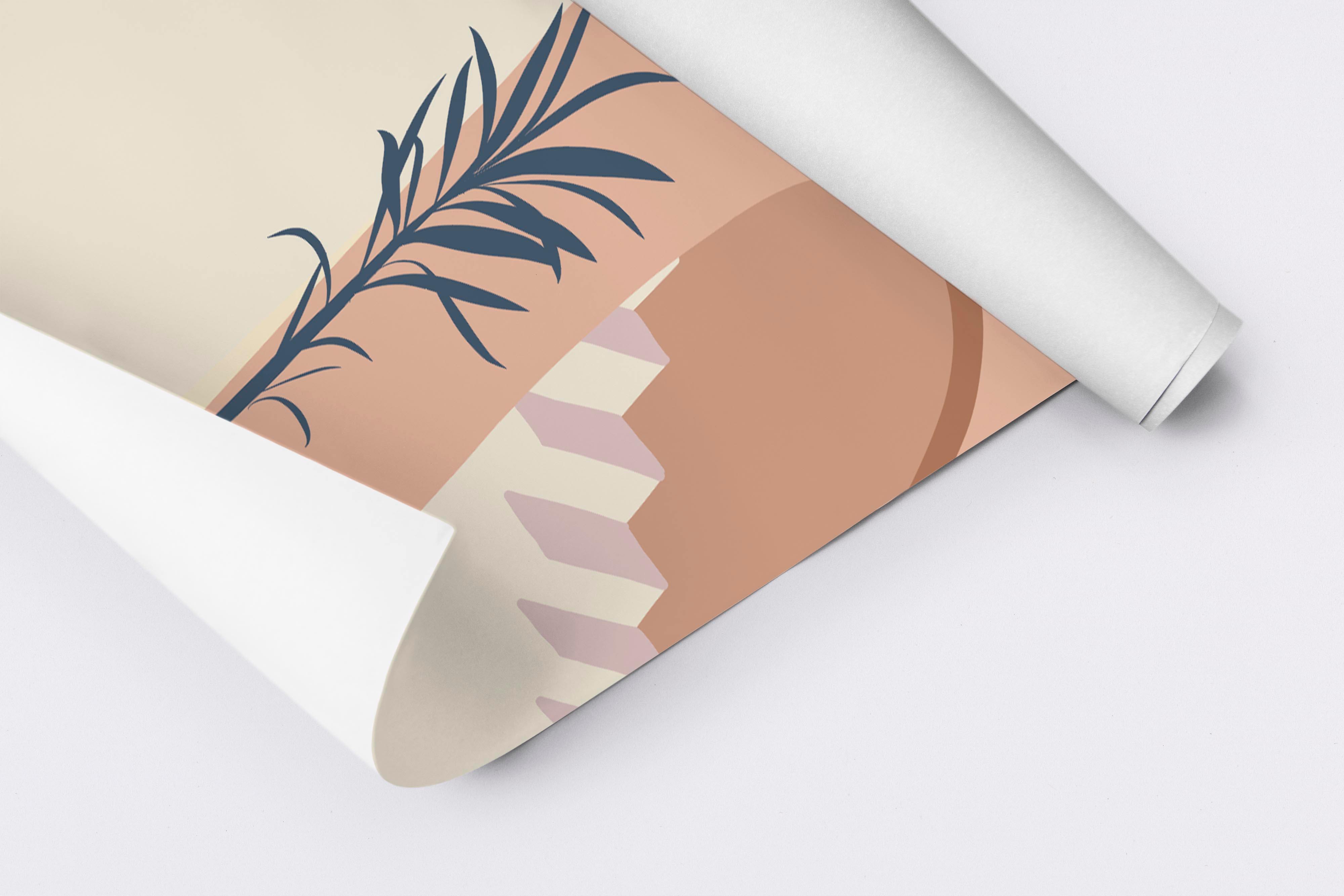 Casablanca Desert Clay Wall Mural-Wall Mural-Eazywallz