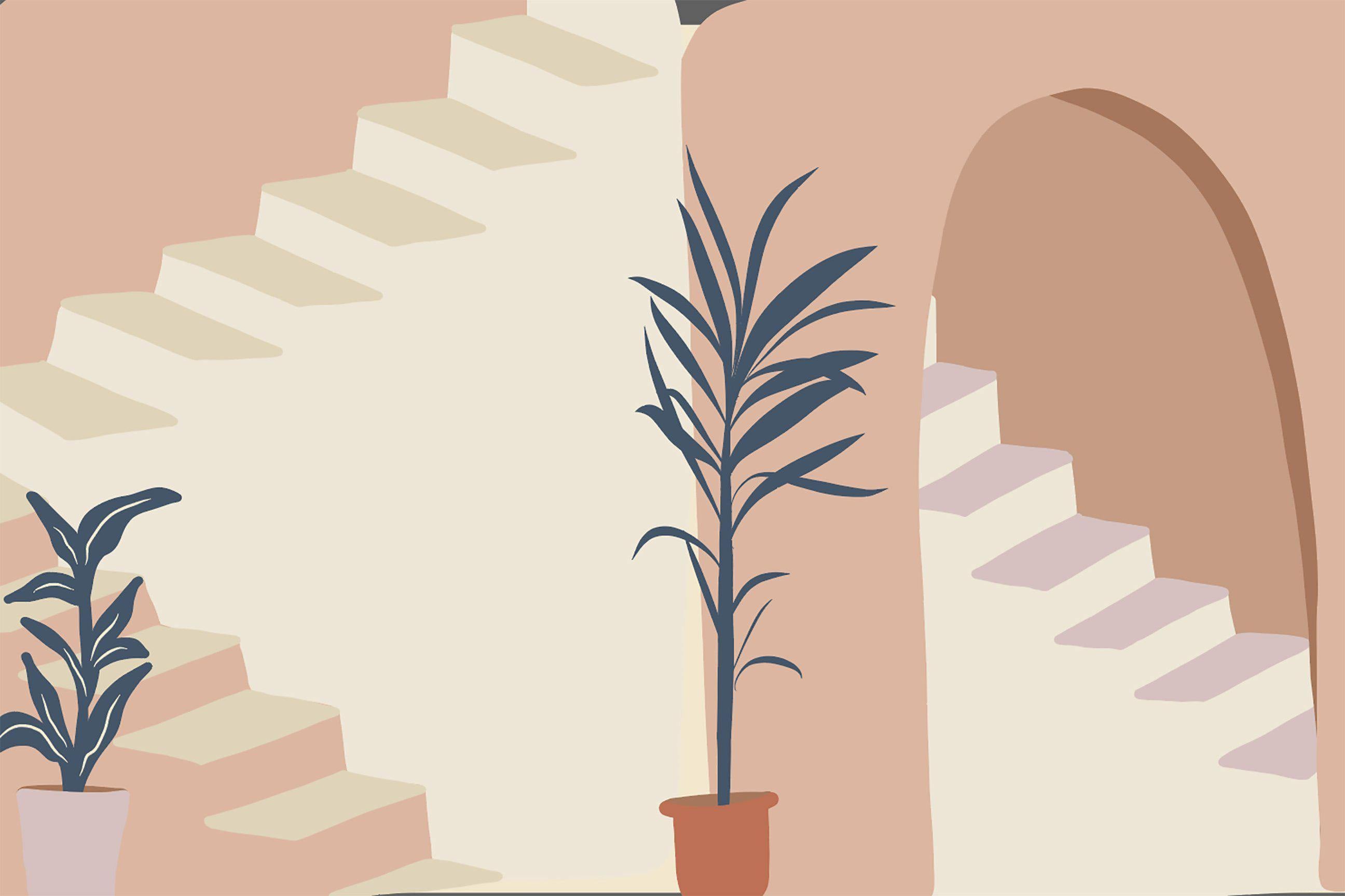 Casablanca Desert Clay Wall Mural-Wall Mural-Eazywallz