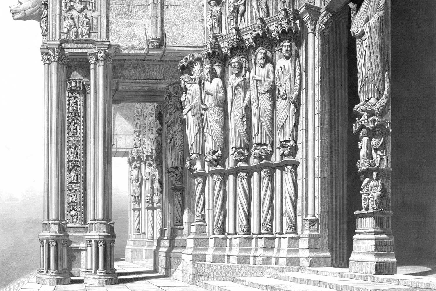 Cathedral of Chartres Wall Mural