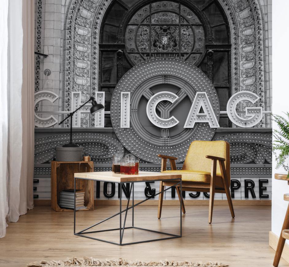 Chicago Theatre Wall Mural-Wall Mural-Eazywallz