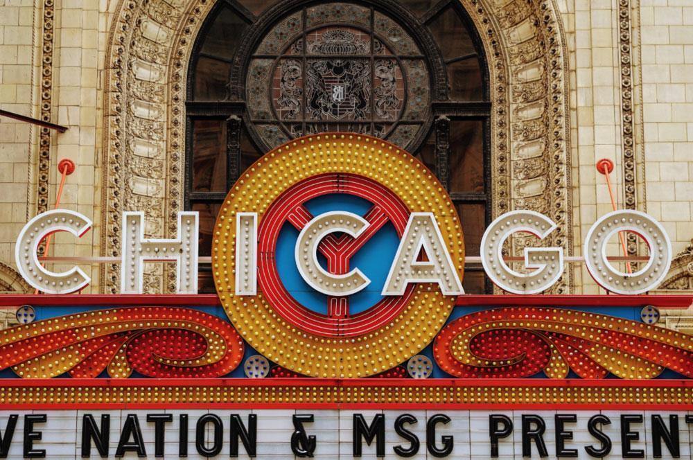 Chicago Theatre Wall Mural-Wall Mural-Eazywallz