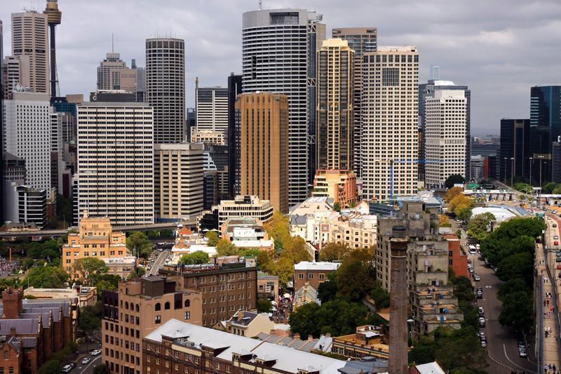 Cityscape of Sydney city Wall Mural-Wall Mural-Eazywallz