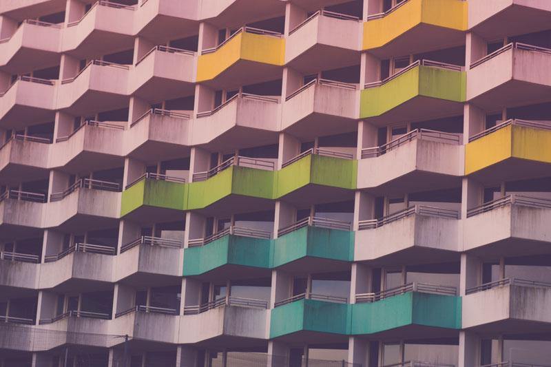 Coloured Concrete Building Wall Mural-Wall Mural-Eazywallz