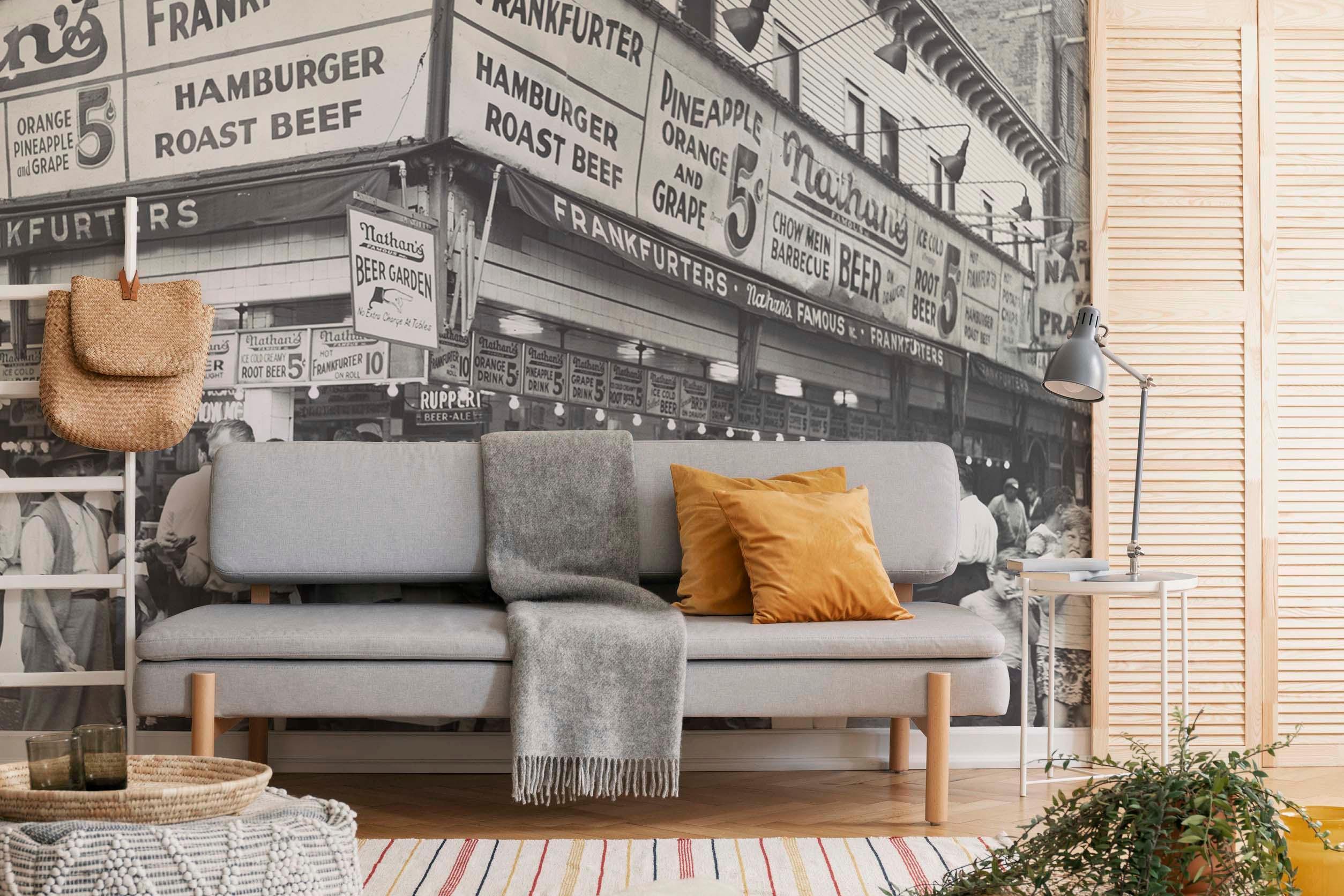 Coney Island Wall Mural-Wall Mural-Eazywallz