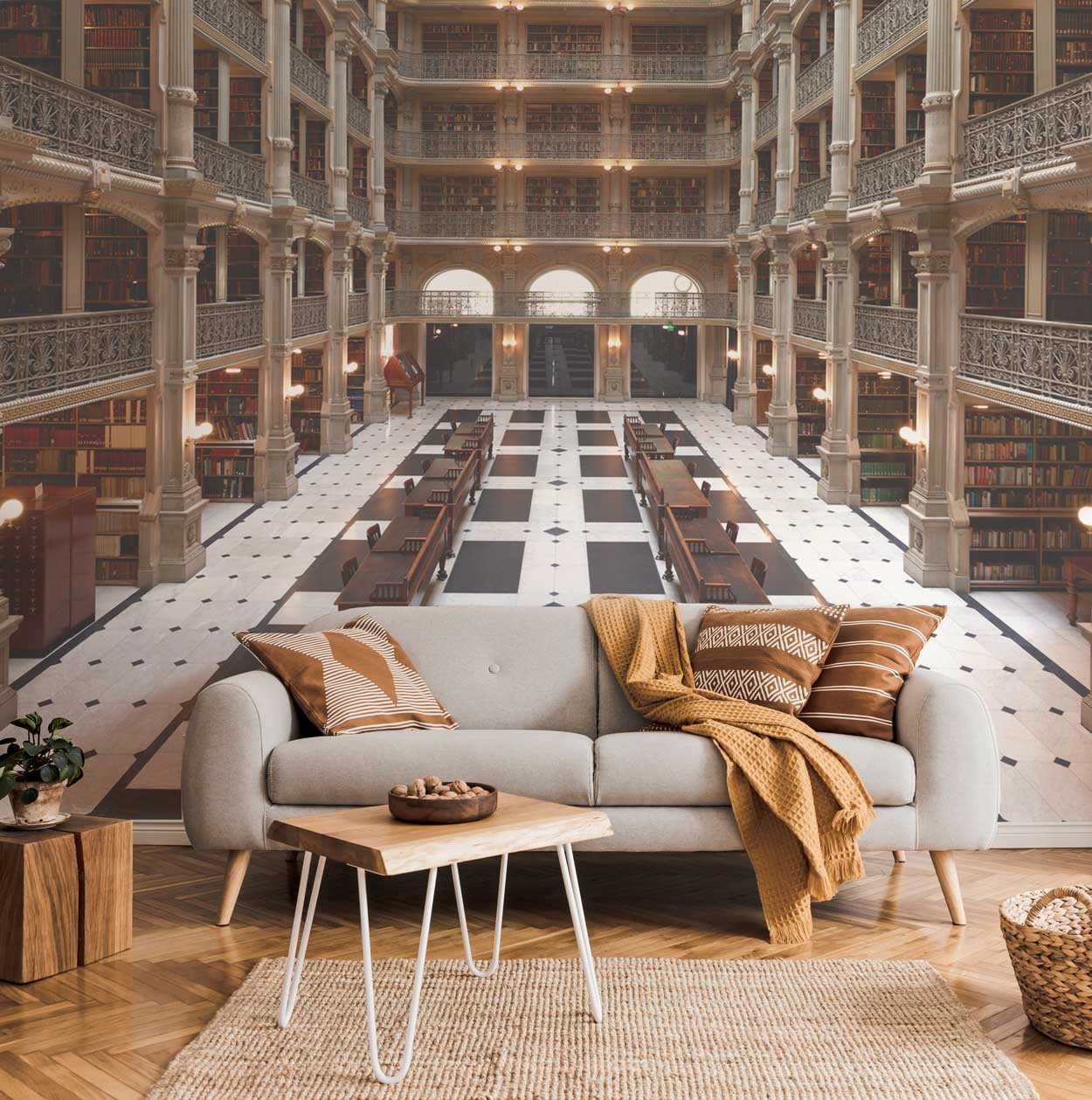 Congress Library Wall Mural-Wall Mural-Eazywallz