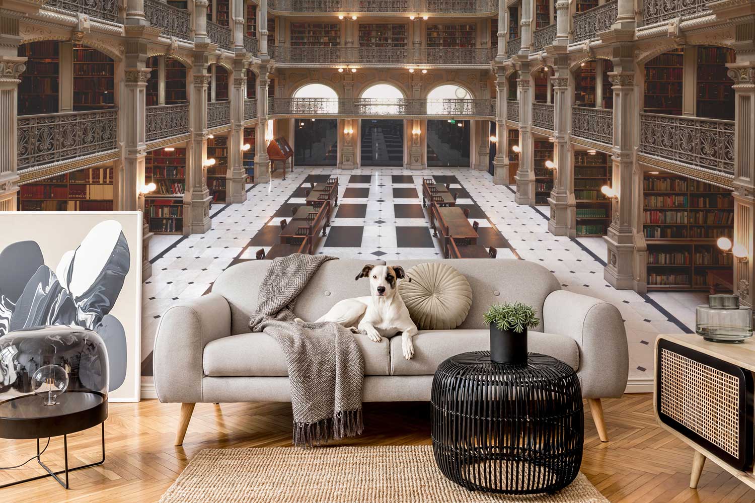 Congress Library Wall Mural-Wall Mural-Eazywallz