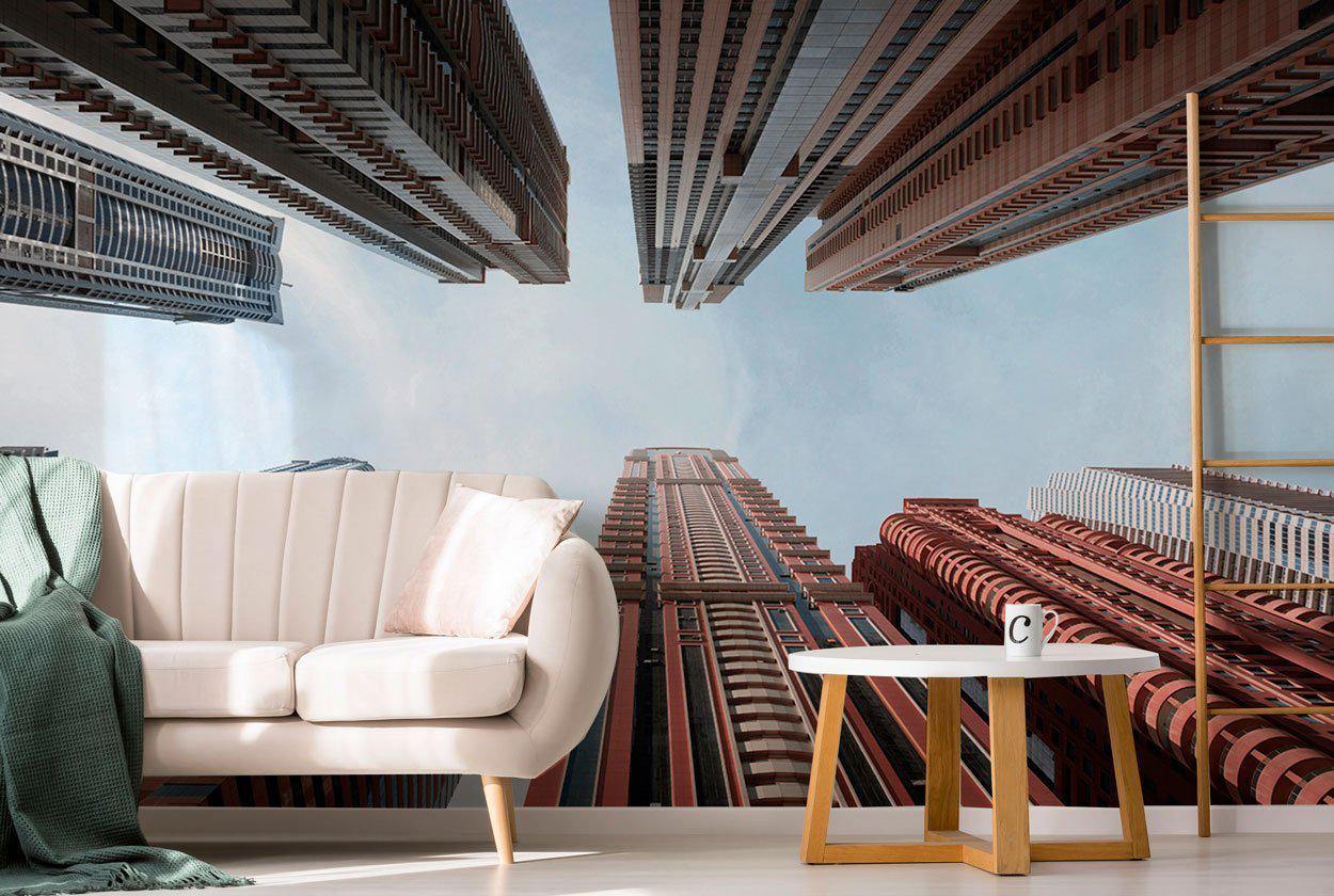 Contemporary High Rise Buildings Wall Mural-Wall Mural-Eazywallz