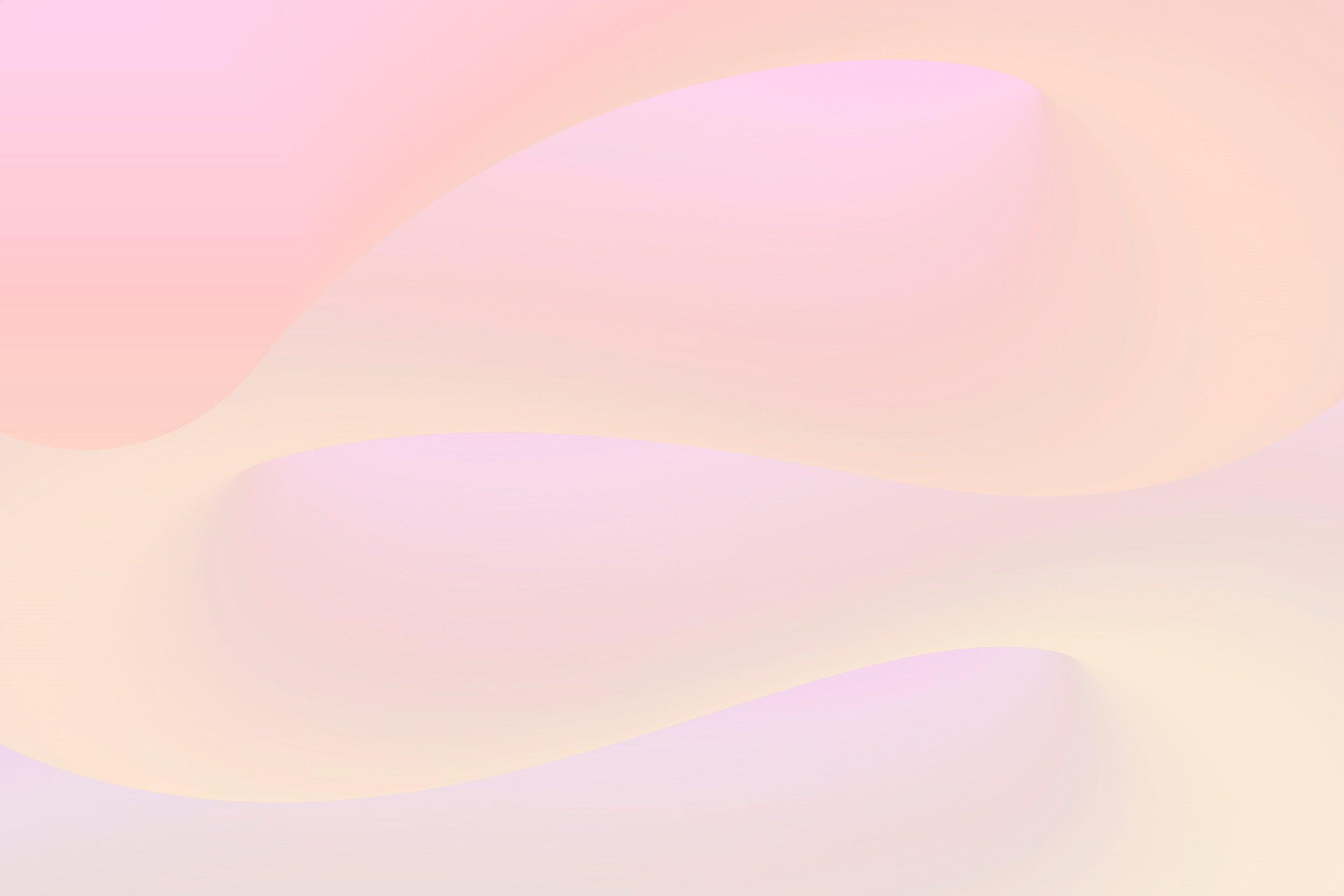 Cream Peach Squiggles Wall Mural-Wall Mural-Eazywallz