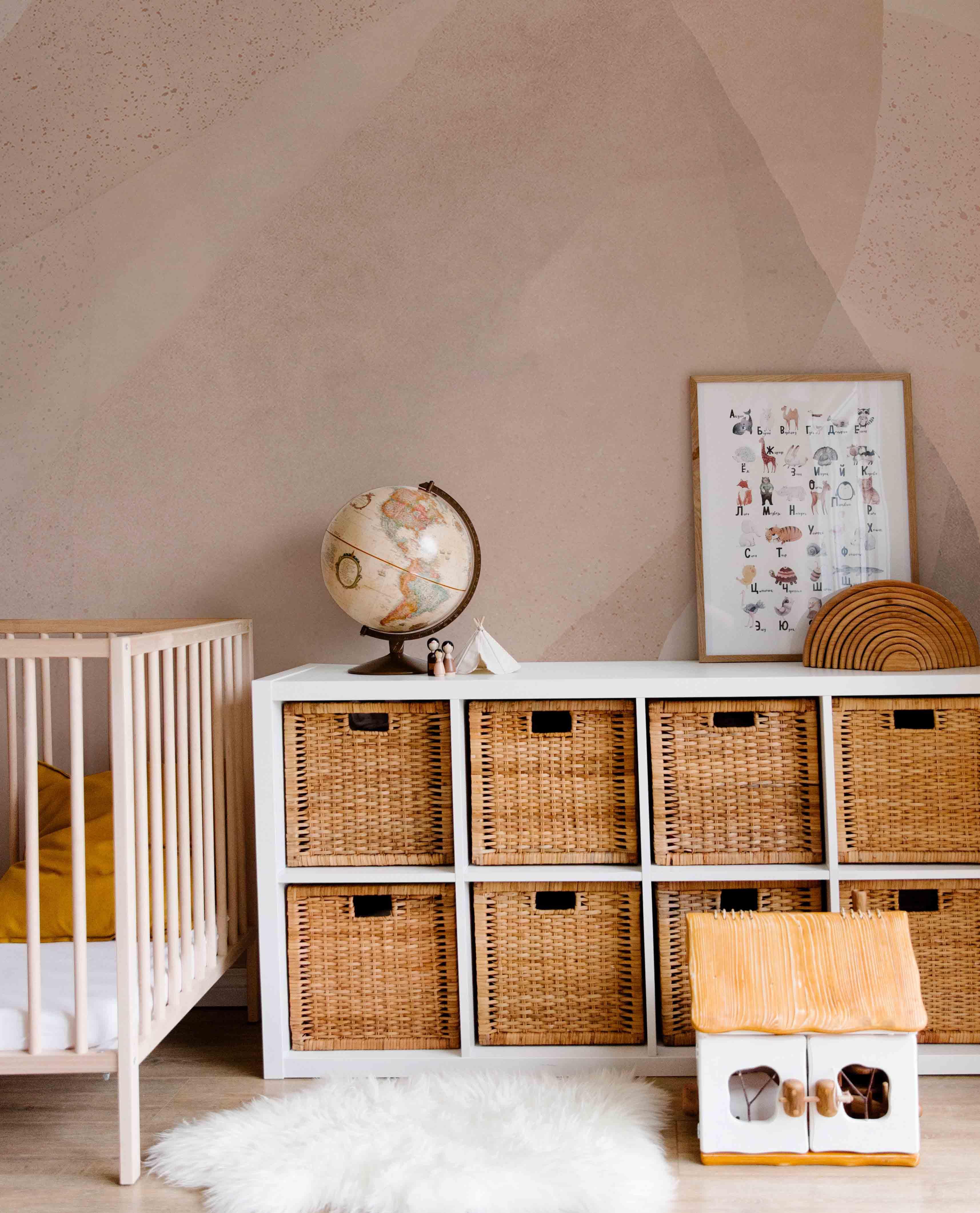 Creme Abstract 4 Wall Mural-Wall Mural-Eazywallz